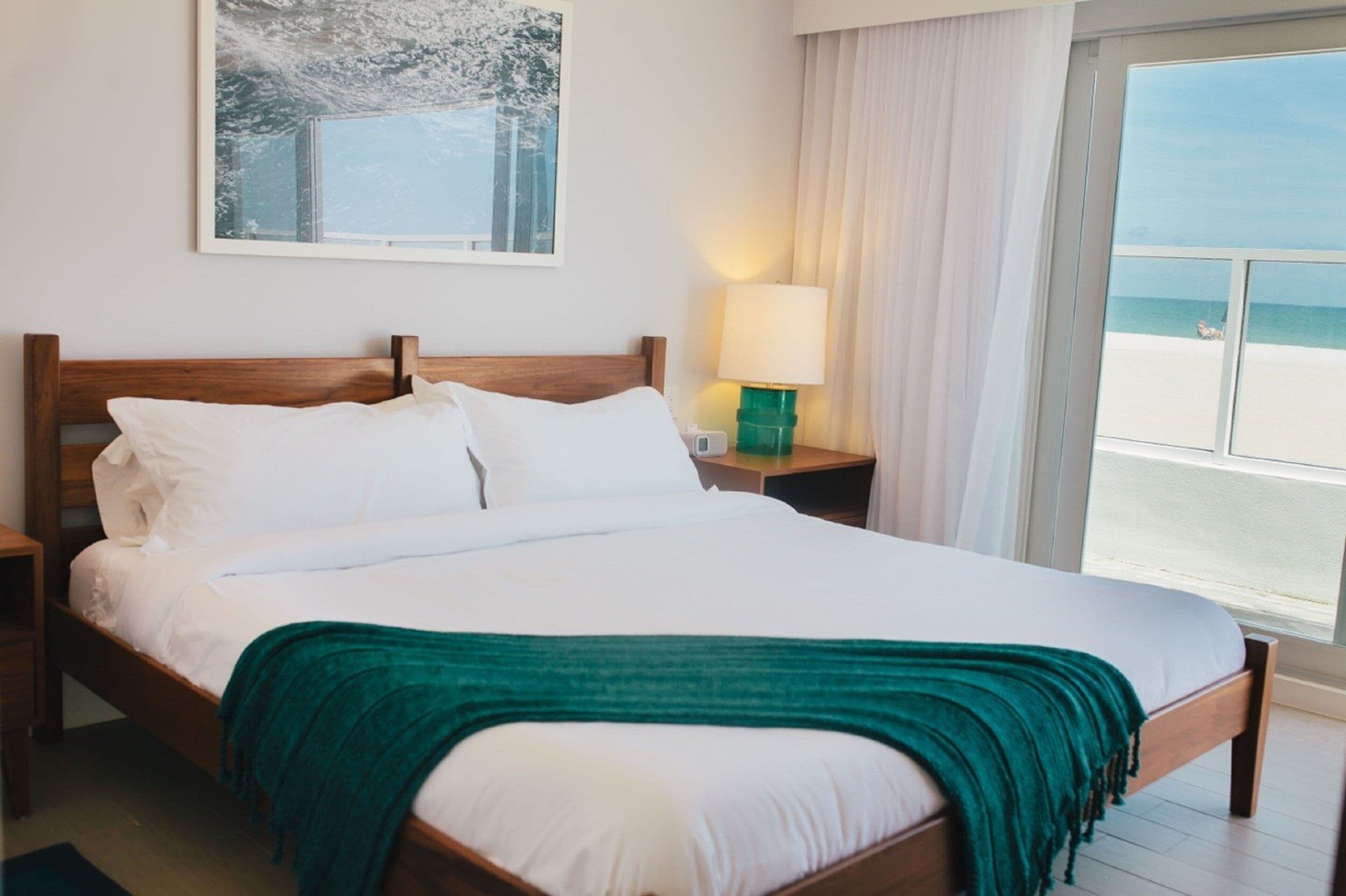 ocean front efficiency (7) | premium bedding, tempur-pedic beds, in-room safe, iron/ironing board