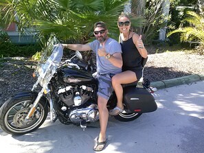 Blick von der Unterkunft