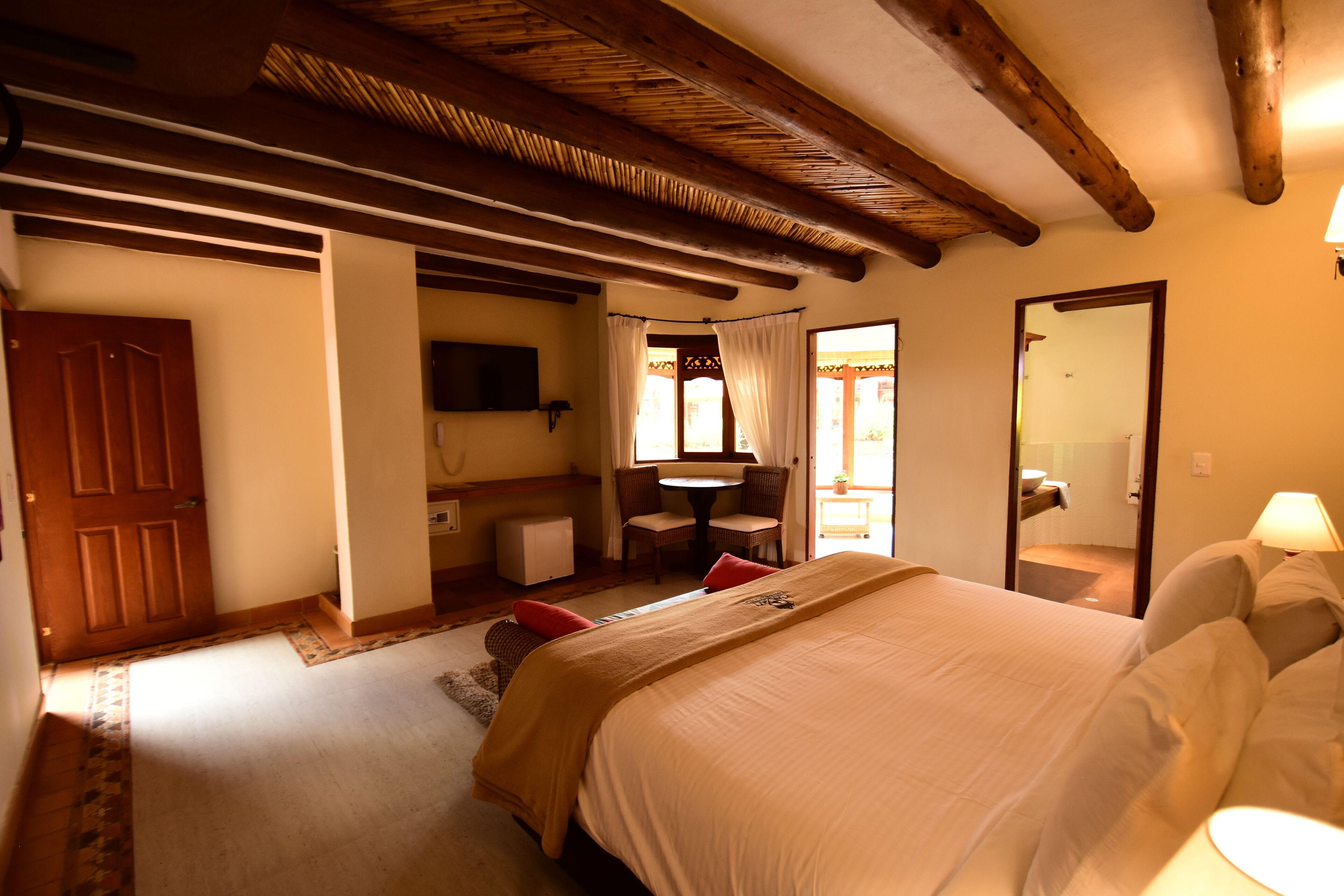 luxury suite | egyptian cotton sheets, premium bedding, down duvets, minibar