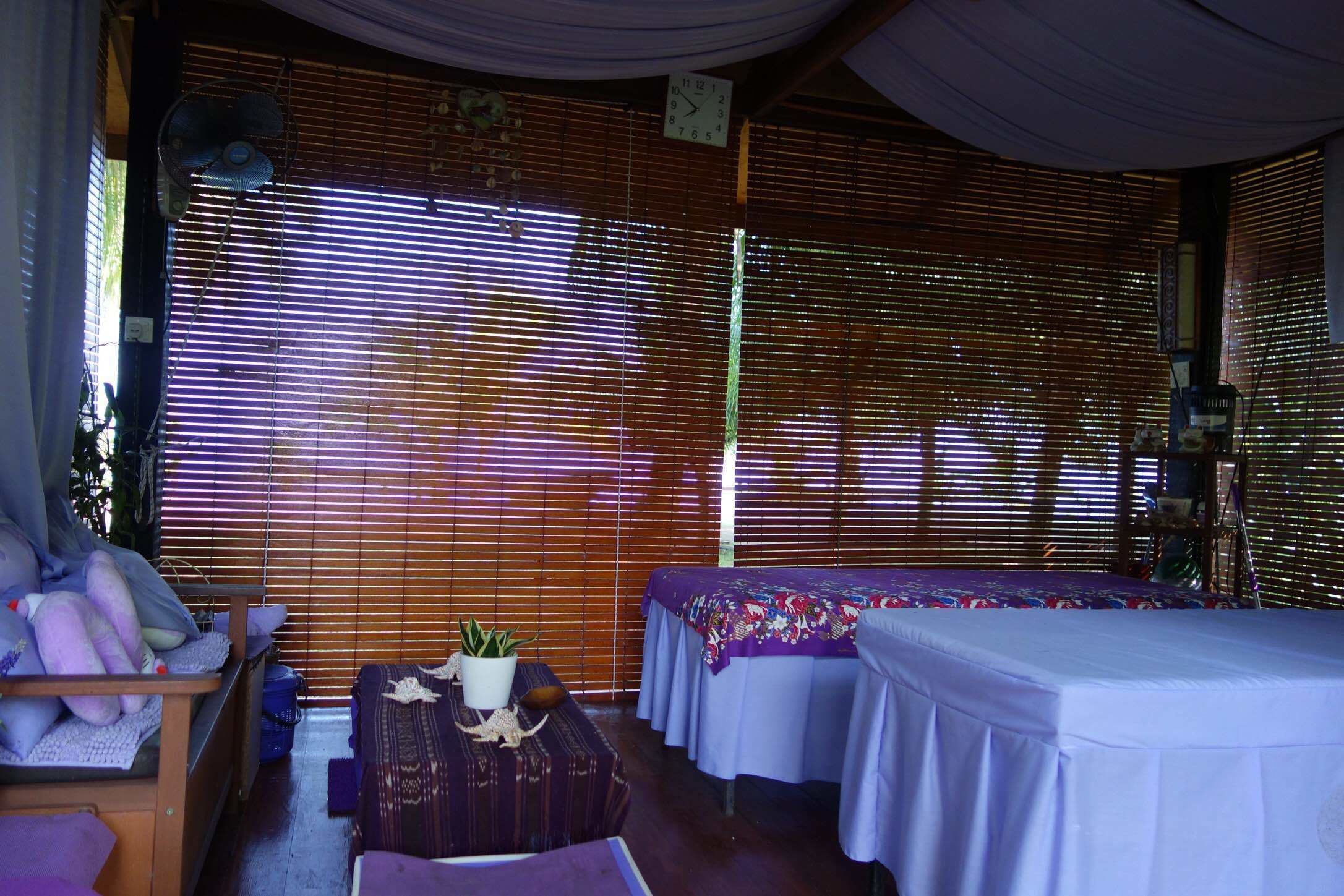 Reflexology, manicures and pedicures, massages