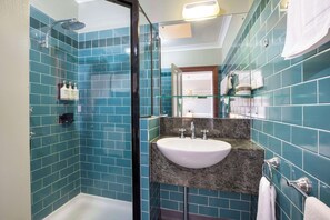 Soap, shampoo, toilet paper