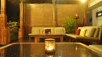 Sitteområde i lobbyen