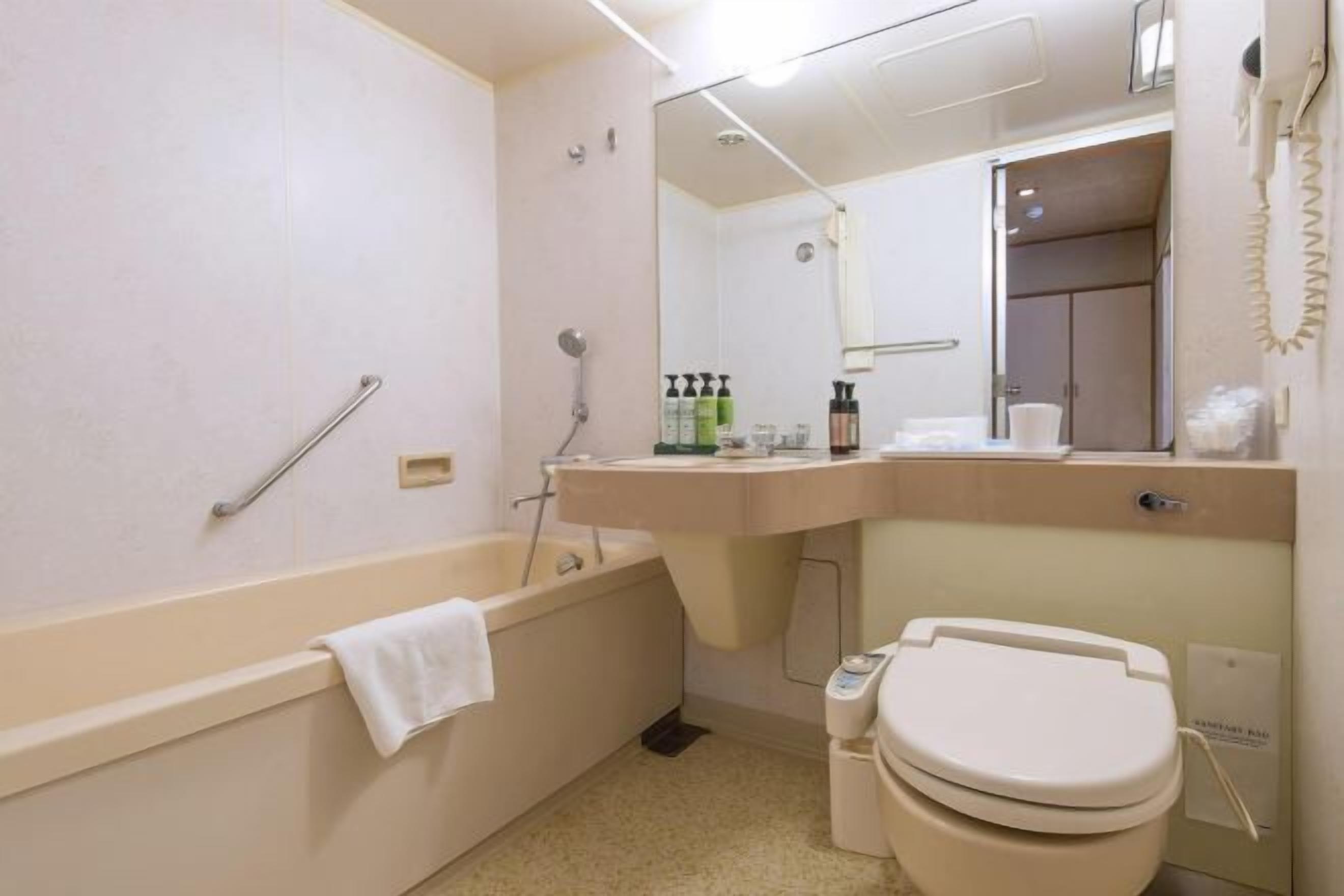 Vòi sen/bồn tắm kết hợp, đồ dùng nhà tắm miễn phí, máy sấy tóc 