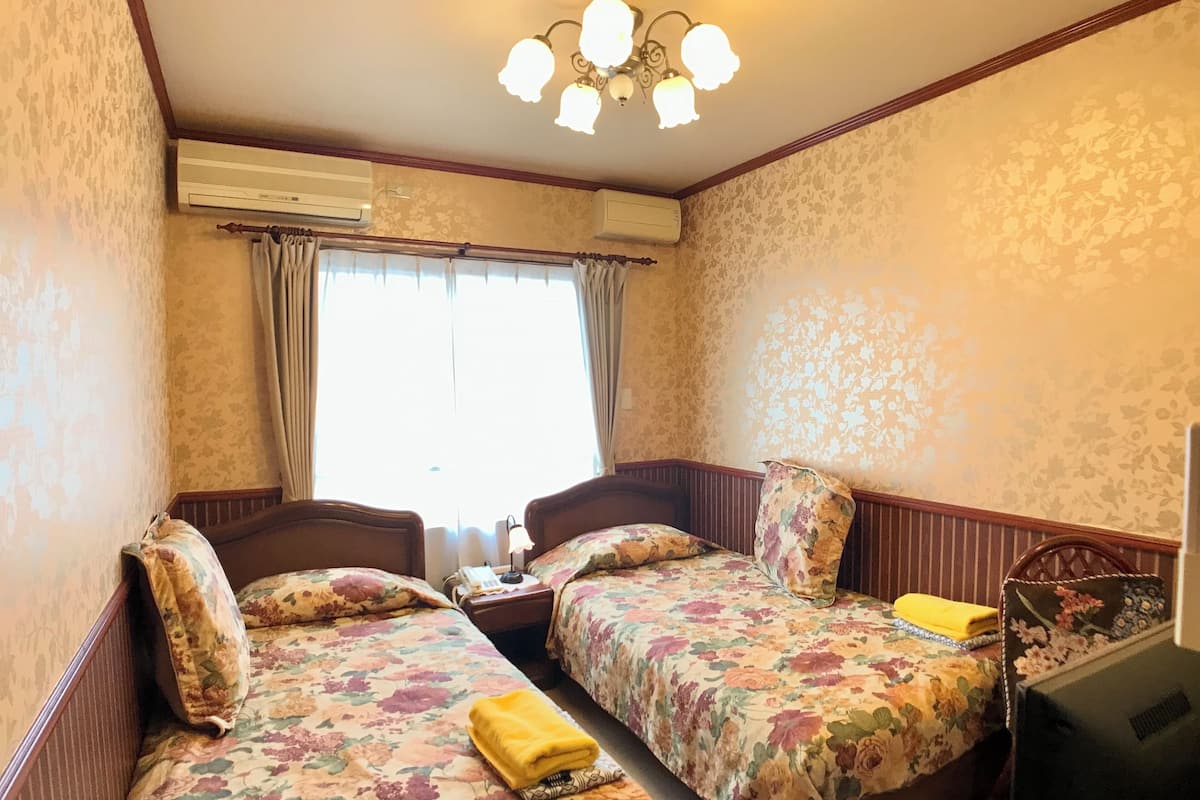 Traditionele Twin kamer, niet-roken, privébadkamer | Individueel gedecoreerd, individueel gemeubileerd, een bureau
