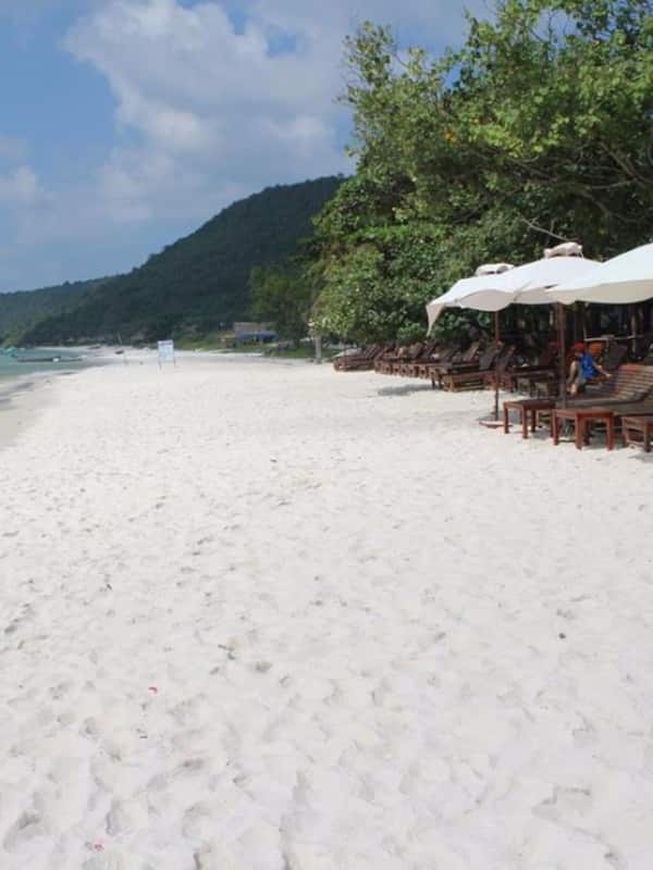 On the beach