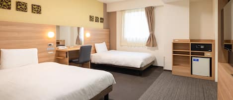 Chambre Standard, 2 lits jumeaux, non-fumeur | Coffre-fort, bureau, rideaux d’obscurcissement, système d’insonorisation