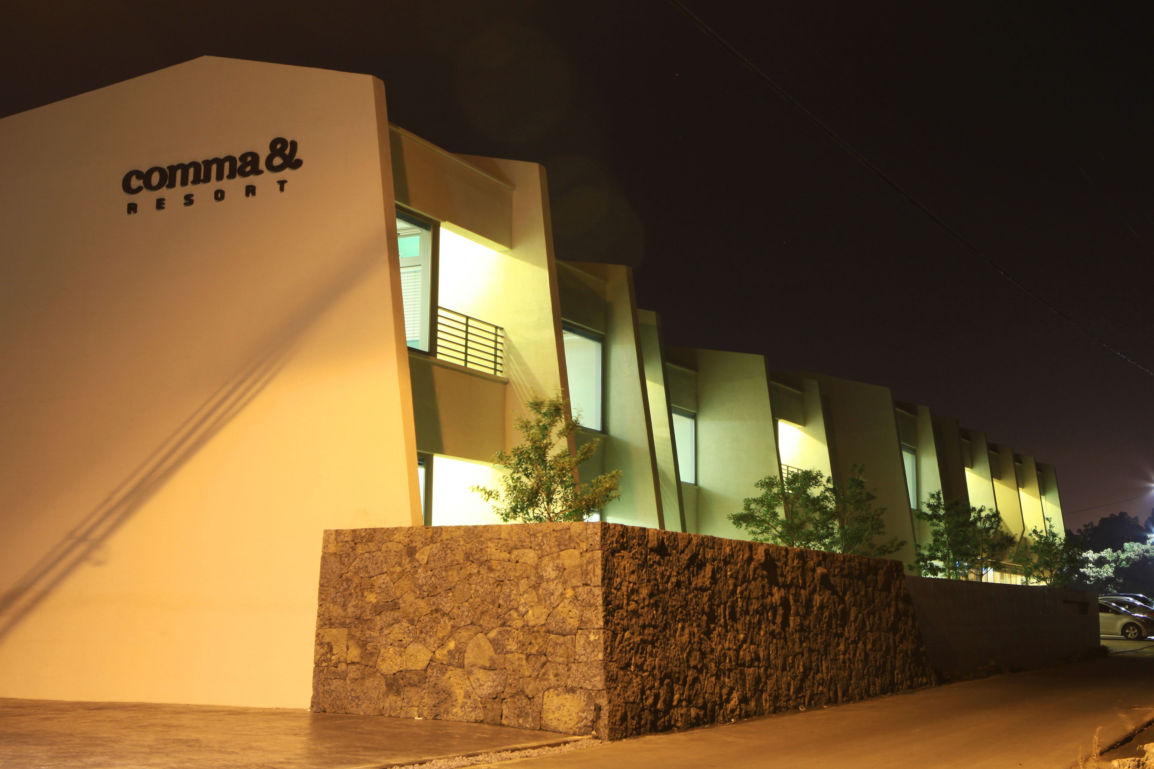 front of property – evening/night