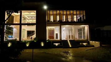 Front of property – evening/night