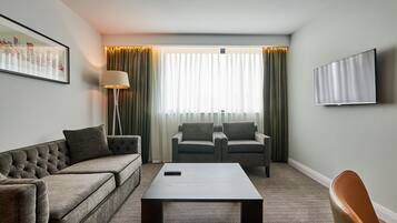 In-room safe, desk, laptop workspace, blackout drapes