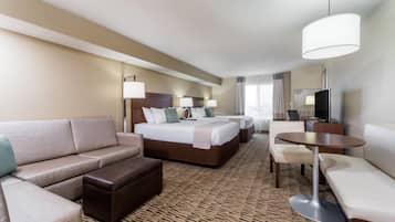 Suite, 2 Queen Beds, Non Smoking (Efficiency) | Premium bedding, down comforters, in-room safe, desk