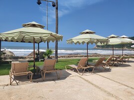 Ubicación a pie de playa y toallas de playa