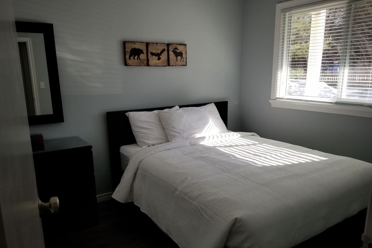 Suite, 2 Bedrooms, Kitchenette, Lake View | WiFi (free), bed sheets