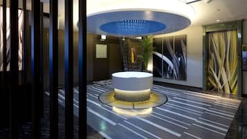 Mostrador para check-in y check-out