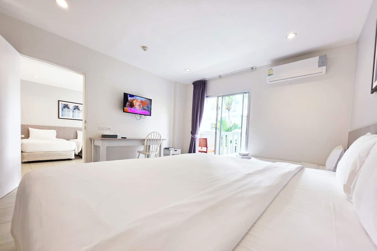 Családi szoba, nemdohányzó | Kilátás az erkélyről