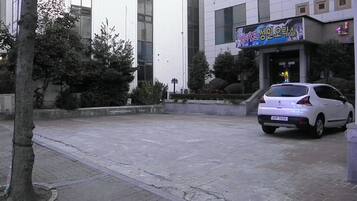 Free self-parking, free valet parking