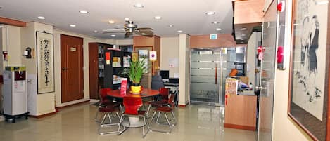 Interior entrance