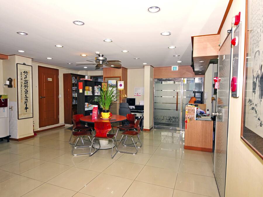 Interior entrance