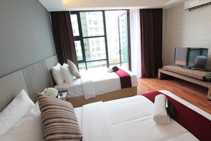 Kamar Twin Deluks | 1 kamar tidur, seprai premium, bantalan ekstra lembut, dan minibar