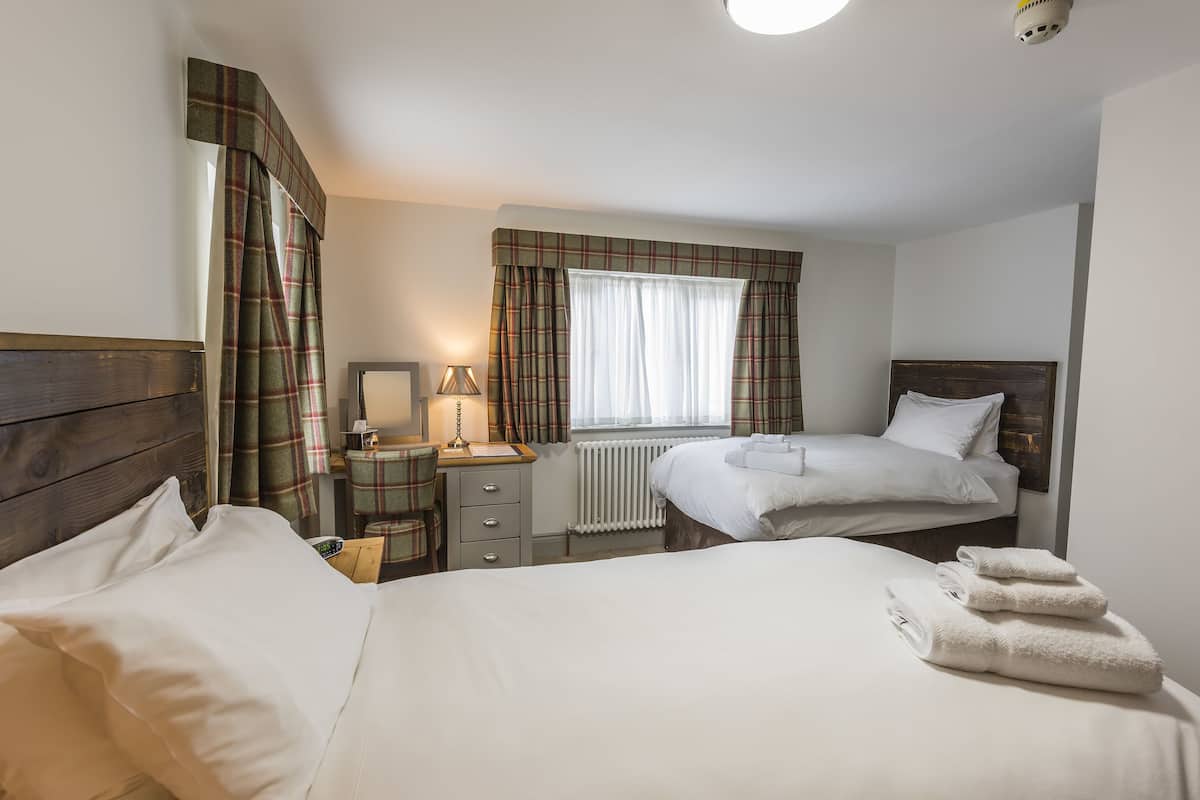 Family Room, 2 Double Beds | Premium bedding, individually decorated, desk, soundproofing