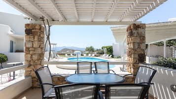 Villa Executive, idromassaggio, vista oceano | Terrazza/patio