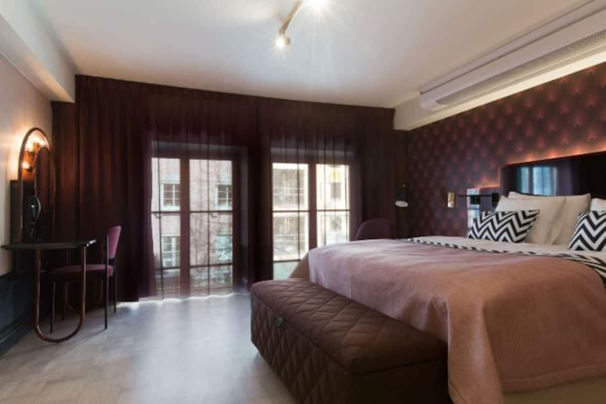 In-room safe, desk, blackout curtains, iron/ironing board
