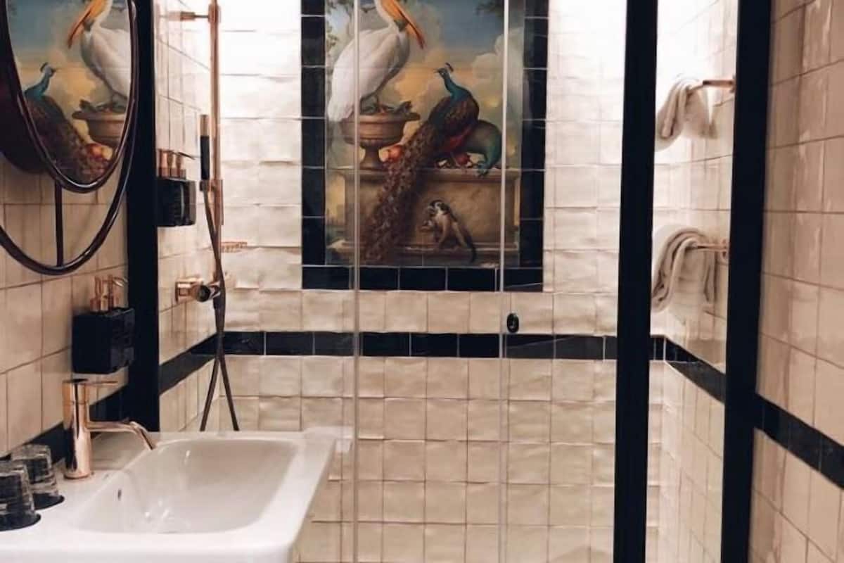 Bathroom | Shower, eco-friendly toiletries, hair dryer, towels