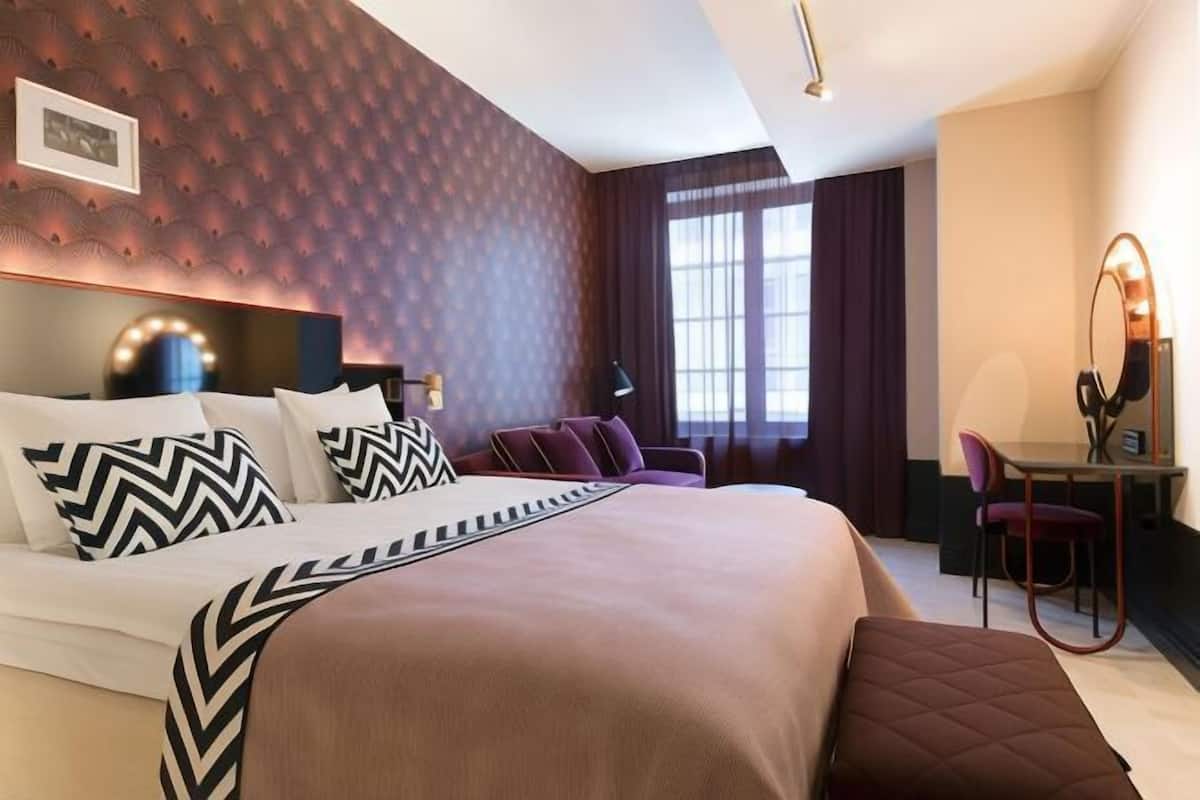 In-room safe, desk, blackout curtains, iron/ironing board