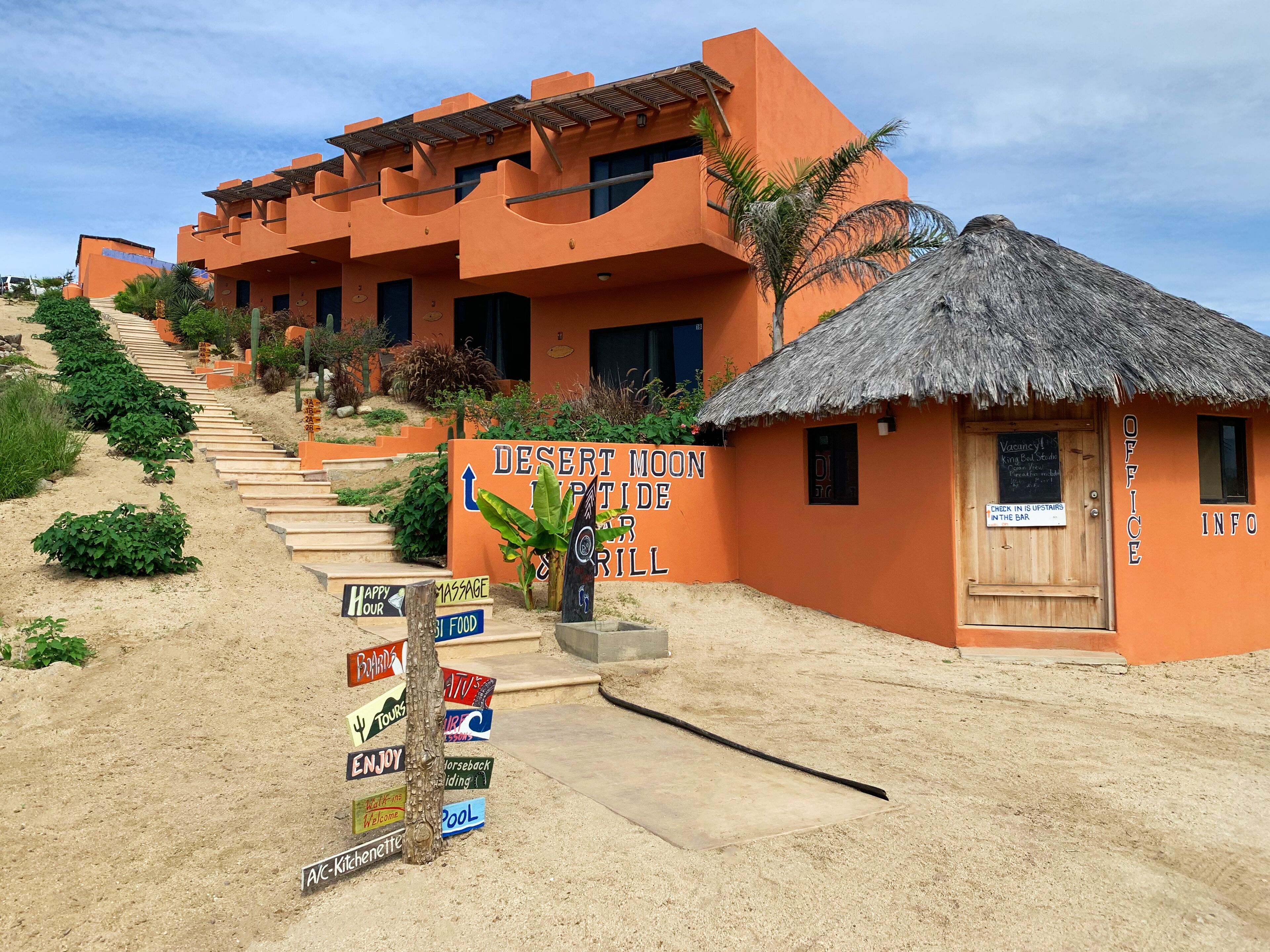 Fachada de la propiedad