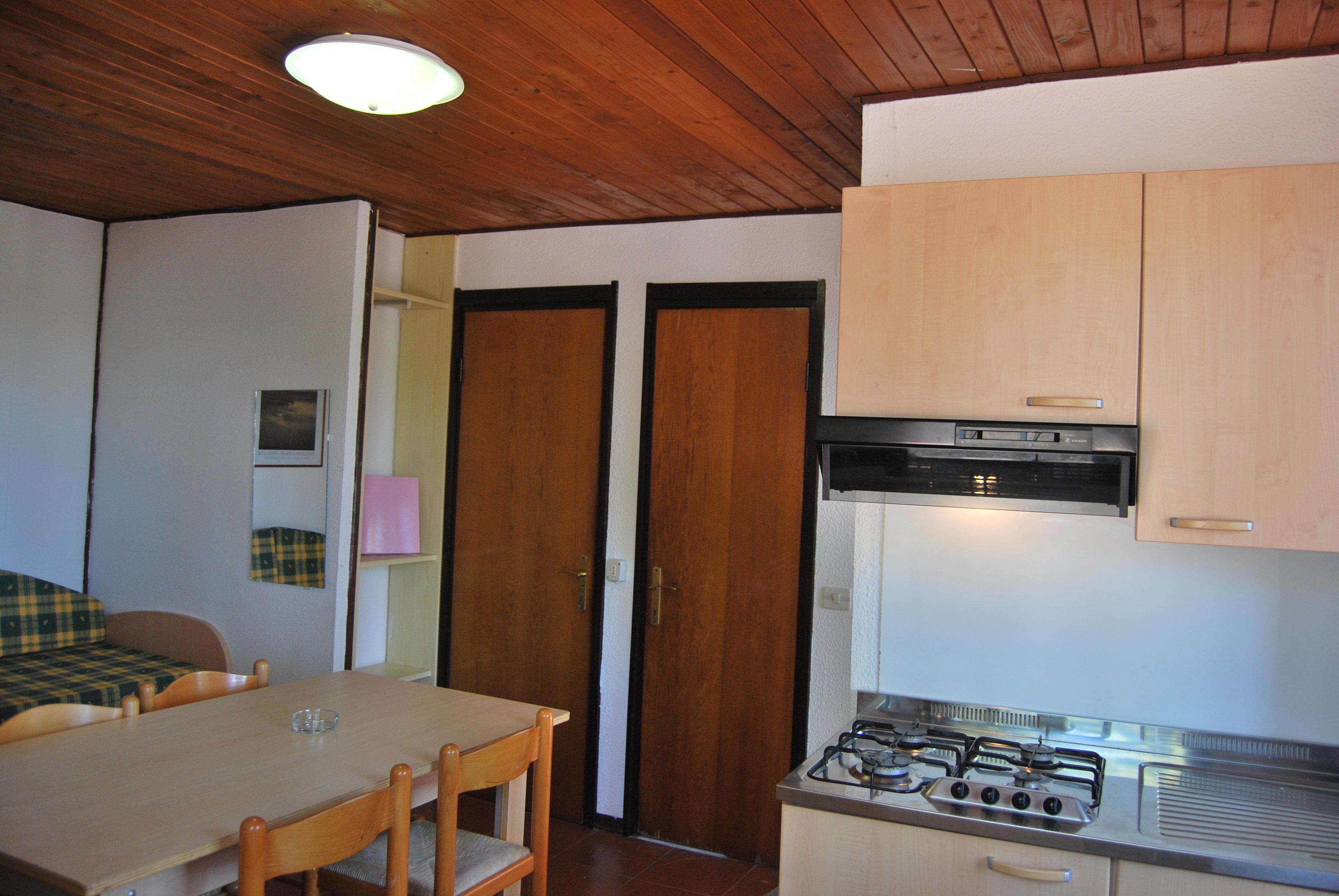 經濟單棟小屋, 1 間臥室, 小廚 | 房內夾萬