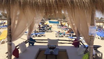 Plage privée, beach-volley