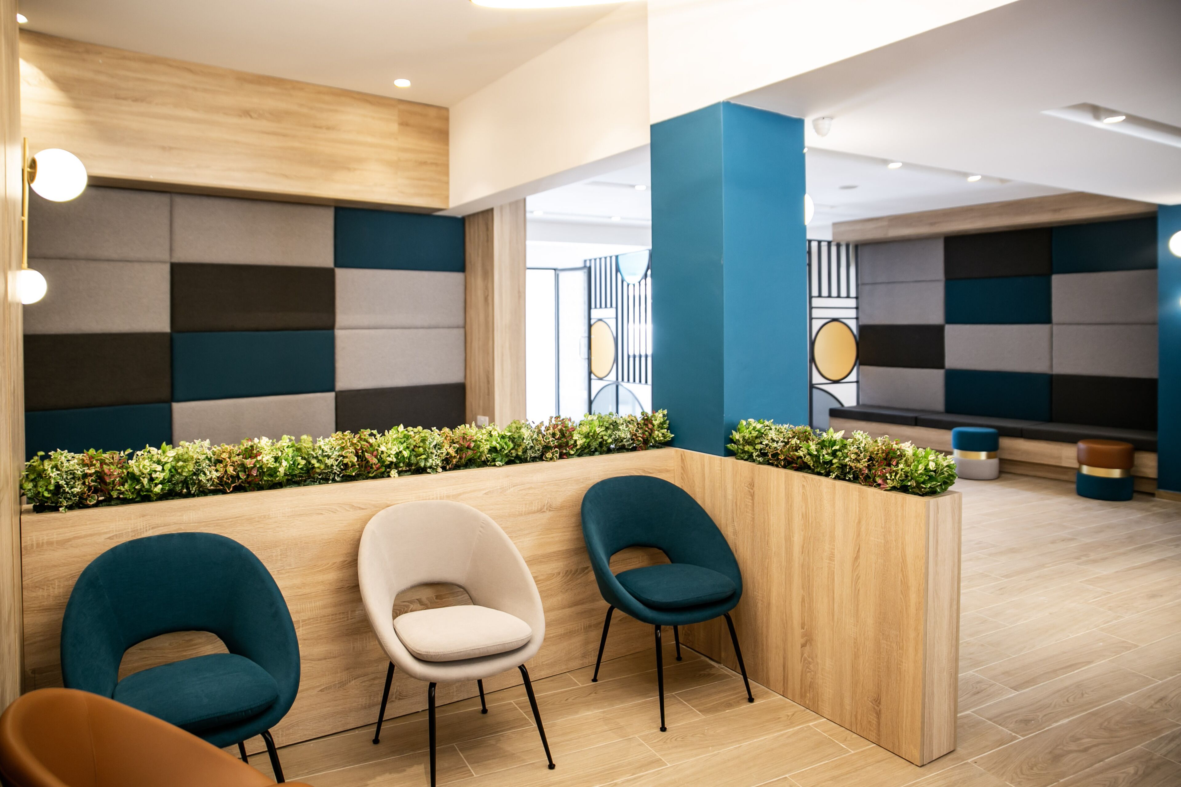 Sala de estar en el lobby