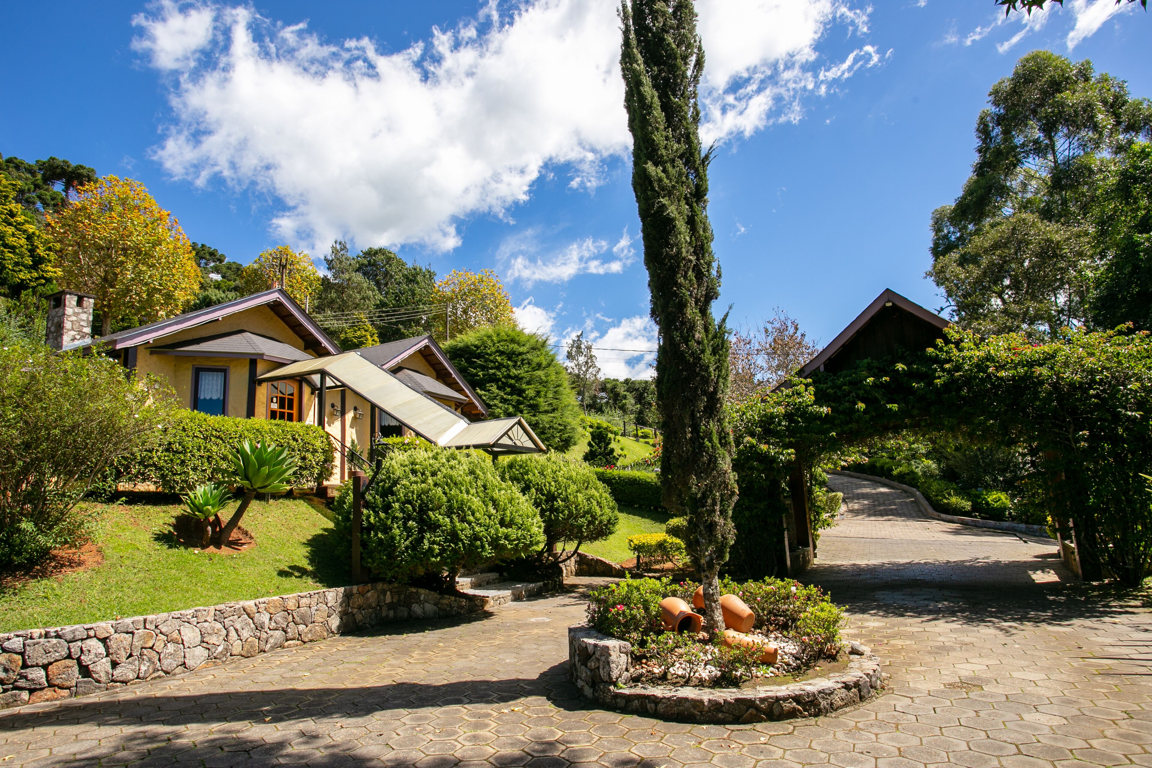 Overnatningsstedets indgangsparti