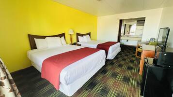 Standard-huone, 2 keskisuurta parisänkyä | 1 makuuhuone, ylelliset vuodevaatteet, pimennysverhot, äänieristys