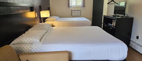Room, 2 Queen Beds | Desk, free WiFi, bed sheets