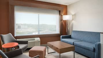 In-room safe, desk, laptop workspace, blackout drapes