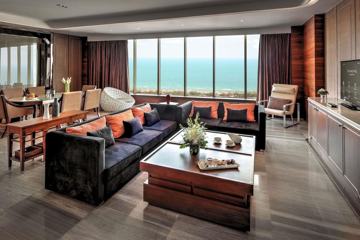 Suite Exclusive, 2 camere da letto, accesso al Club Lounge | 1 camera, biancheria da letto di alta qualità, minibar