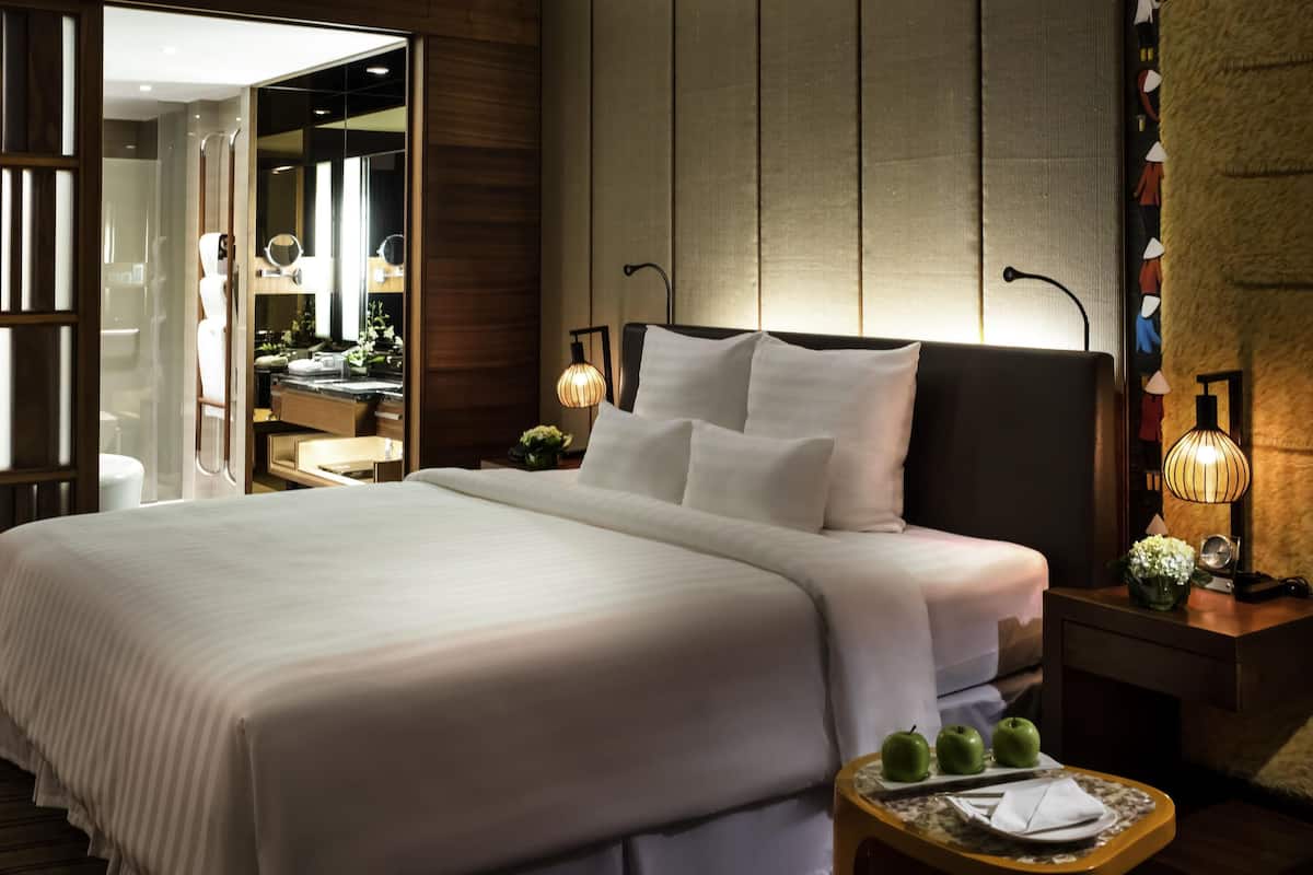 1 phòng ngủ, bộ đồ giường cao cấp, minibar, k ét bảo mật tại phòng 