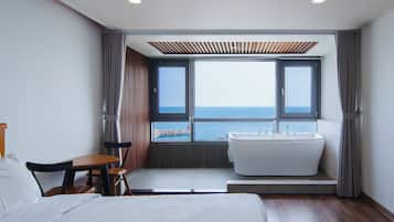 Deluxe-Doppelzimmer (Affeto, 3rd Floor) | Hochwertige Bettwaren, Select-Comfort-Betten, Schreibtisch