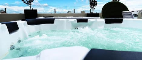 Rooftop pool