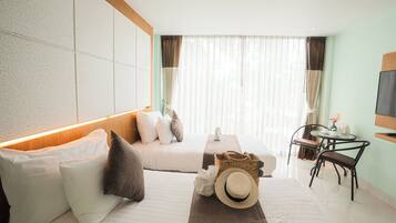 Standard-huone | Minibaari, työpöytä, pimennysverhot, ilmainen Wi-Fi