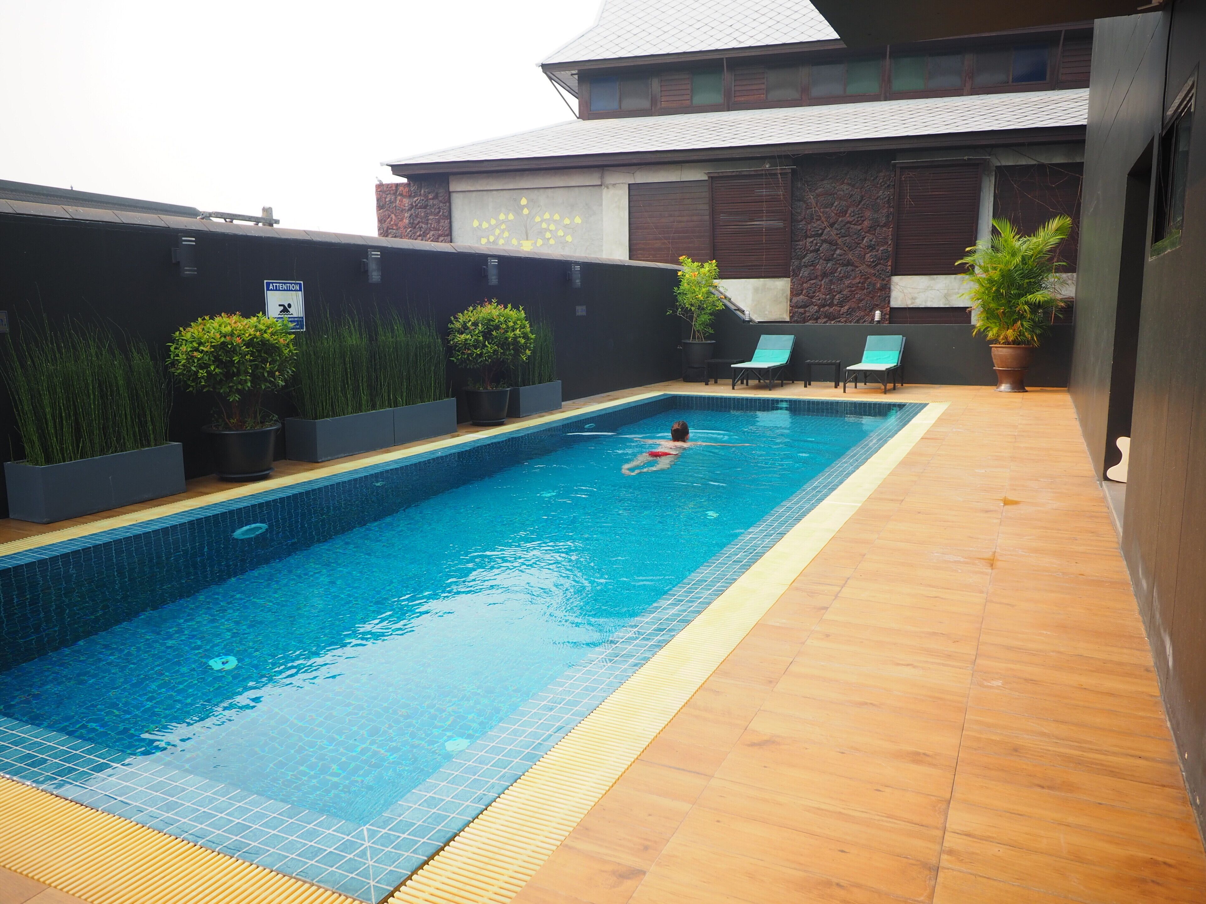 Outdoor pool, open 8:00 AM to 8:00 PM, pool umbrellas, pool loungers