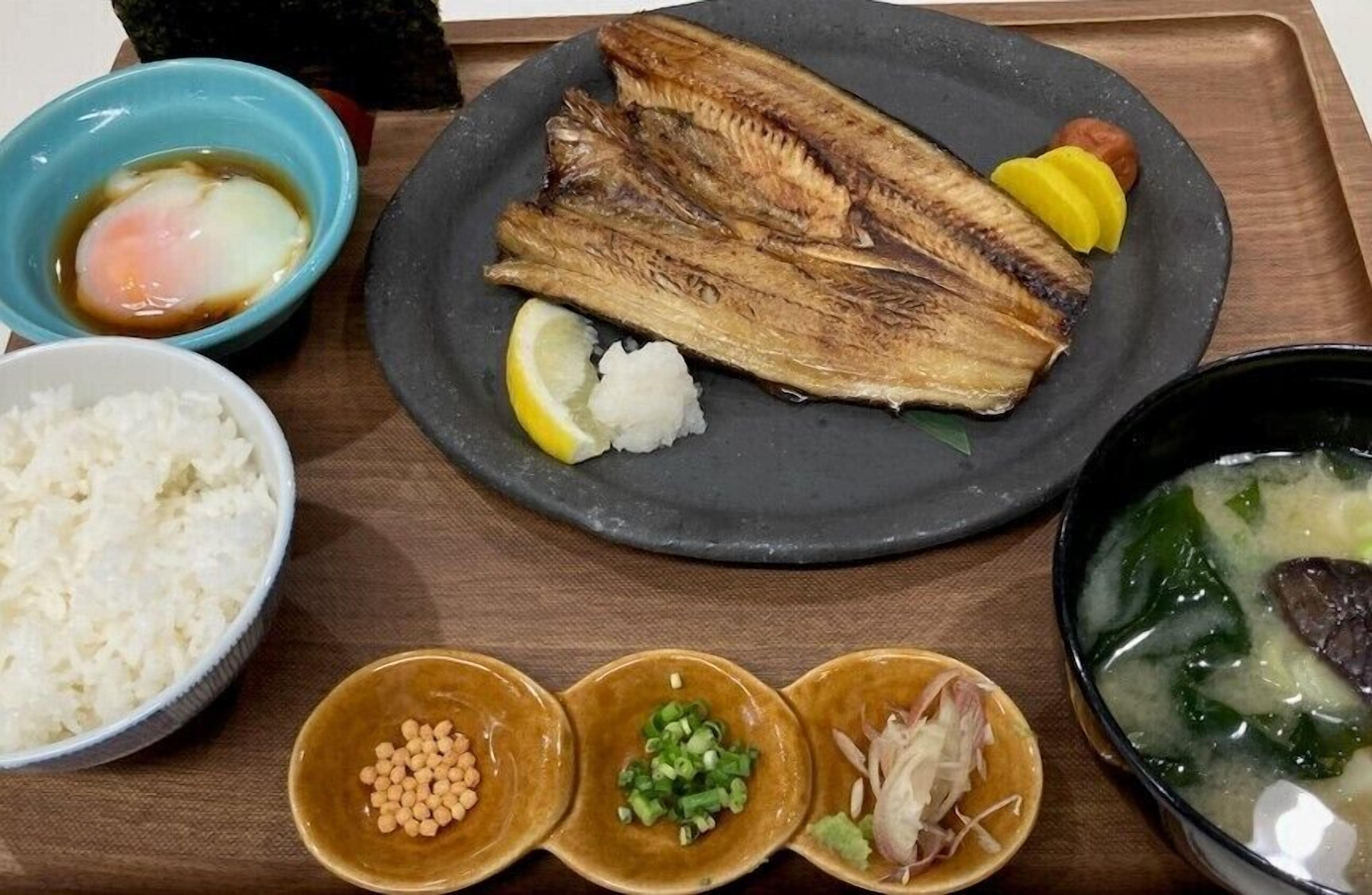 daily japanese breakfast (jpy 1200 per person)