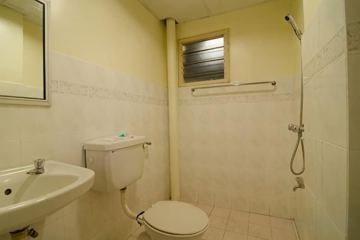 Bathroom | Shower, free toiletries, hair dryer, towels