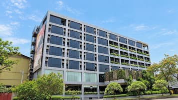 Fassade der Unterkunft