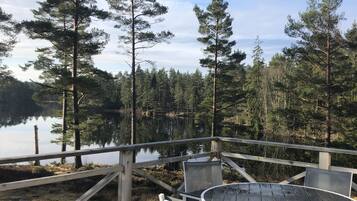 Grand Cabin, Lake View (Sauna) | Teres/patio