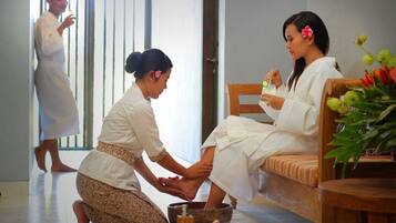 Body treatments, reflexology, massages