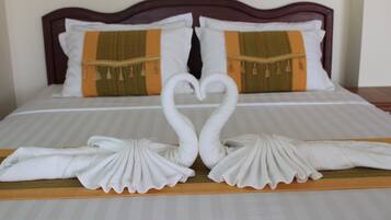 Minibar, in-room safe, desk, rollaway beds