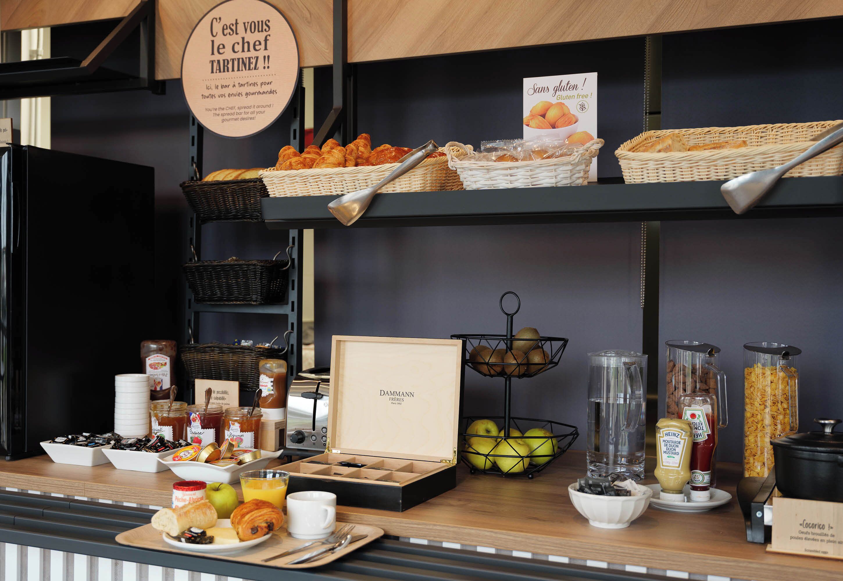 Café da manhã para viagem todos os dias mediante uma taxa