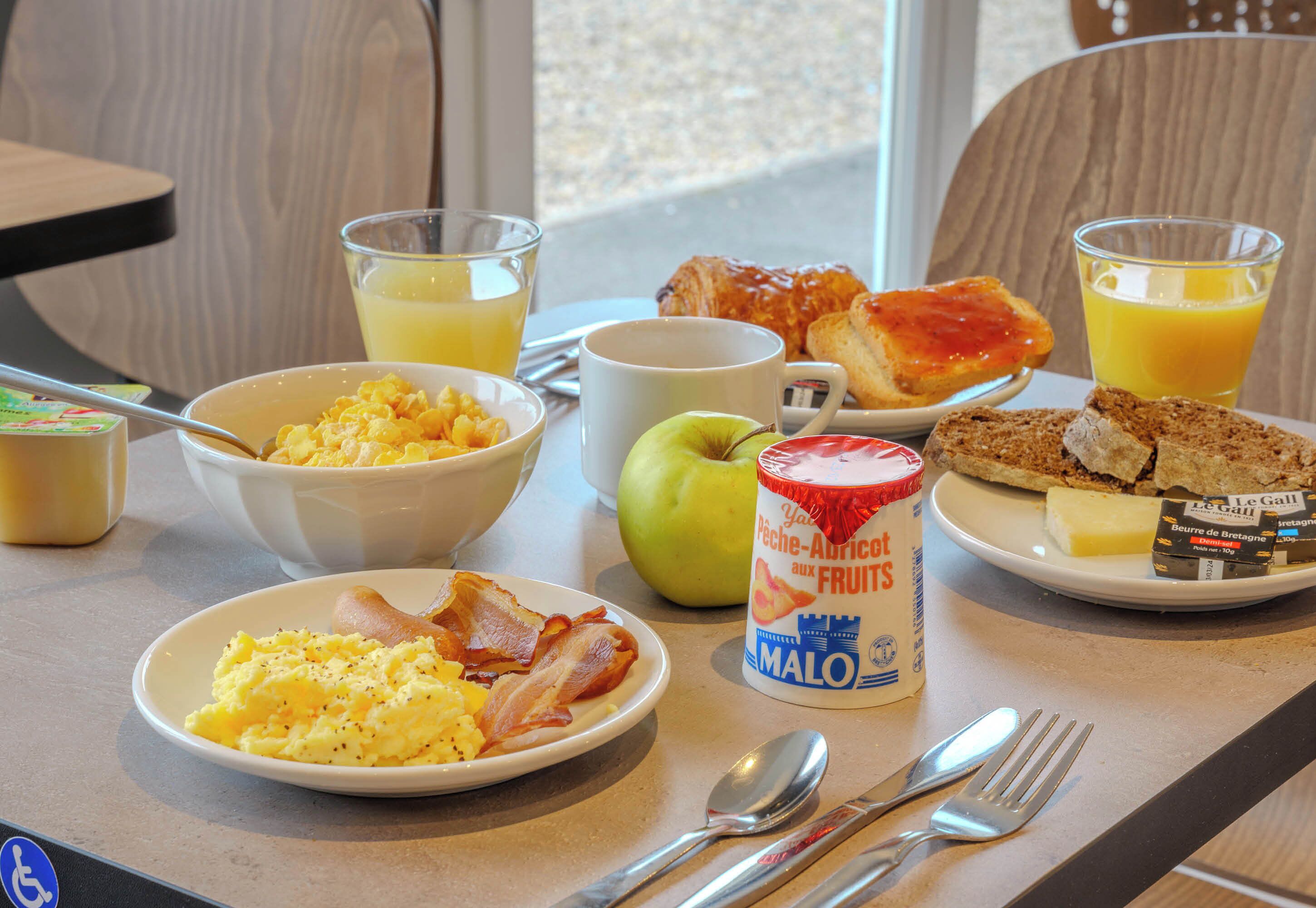 daily to-go breakfast for a fee