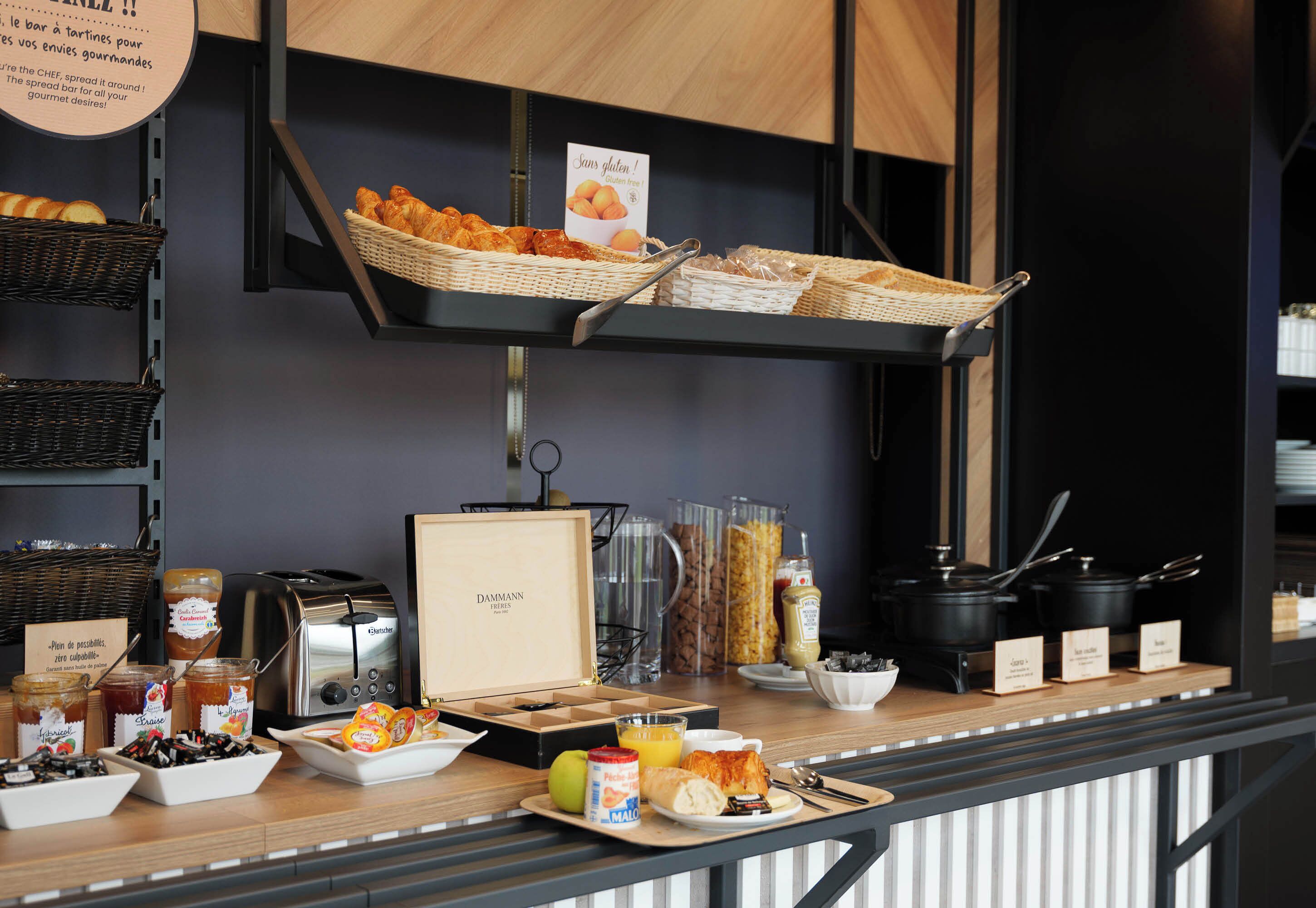 daily to-go breakfast for a fee